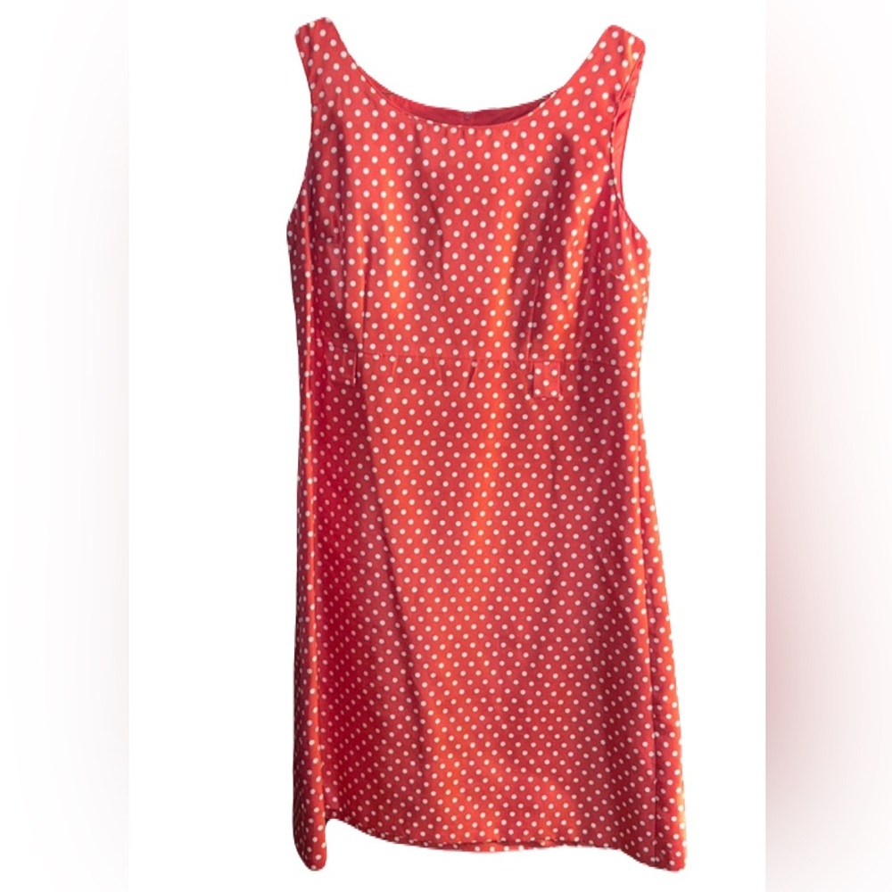 SagHarbor Red with white polka dot Dress
